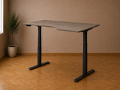 Elektrisch wingbureau zit/sta 160x120cm