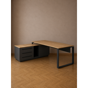 Directiebureau met ladeblok