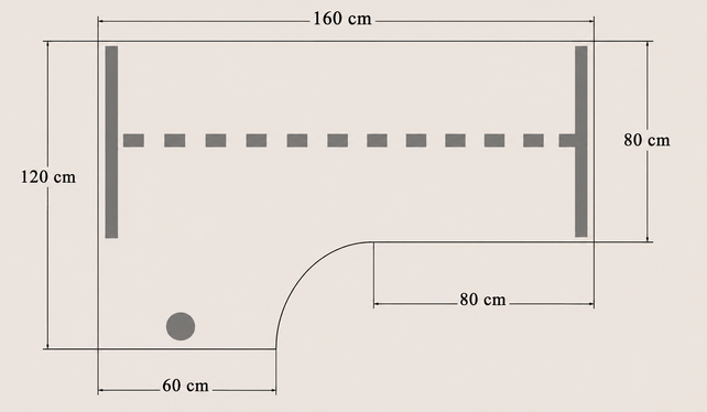 Basic wingbureau 160x120cm