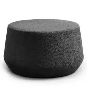 Lounge Poef Medium | dia 69cm | Zwart