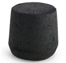 Lounge Poef Large | dia 44cm | Zwart