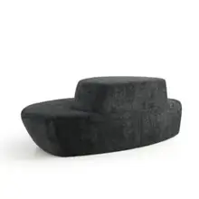 Modulaire Loungebank Bol Wales | Zwart