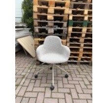 Office armchair Albert Kuip taupe