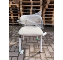 WOOOD Kjeld Eetkamerstoel – Beige/Wit – Gloednieuw in verpakking
