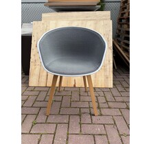 HAY AAC 22 Stoel met Front Upholstery (Kvadrat)