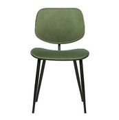 Woood Jackie Eetkamerstoel Groen - Stijlvol design voor een moderne kantooromgeving