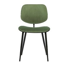 Woood Jackie Eetkamerstoel Groen - Stijlvol design voor een moderne kantooromgeving