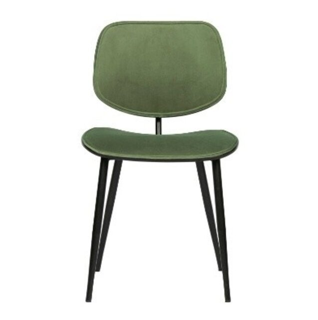 Woood Jackie Eetkamerstoel Groen - Stijlvol design voor een moderne kantooromgeving