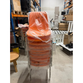 Stapelbare Kuipstoelen Oranje