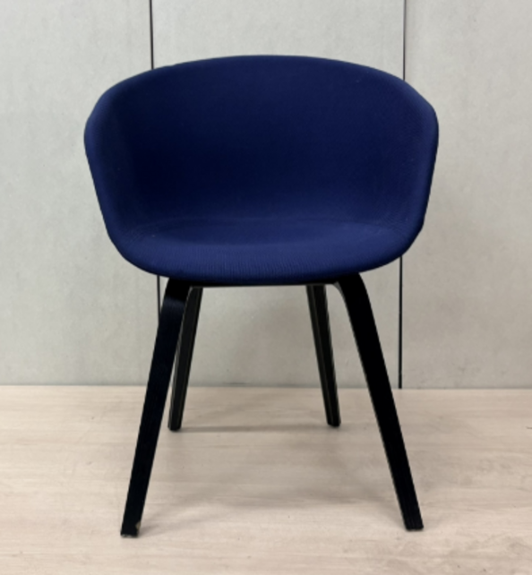 HAY About A Chair AAC 23 Blauw - Stijlvol design voor kantoor en interieur