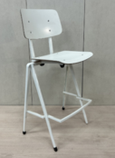 Barkruk White Frame High - Galvanitas S17