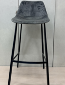 Barkruk Steelframe Grey - Dutchbone Franky