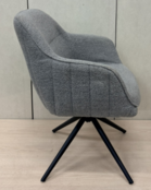 Stoffen Fauteuil Grey Arc - Eleonora Jeff