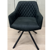 Stoffen Fauteuil Diamond Noir - Bronx71 Dex