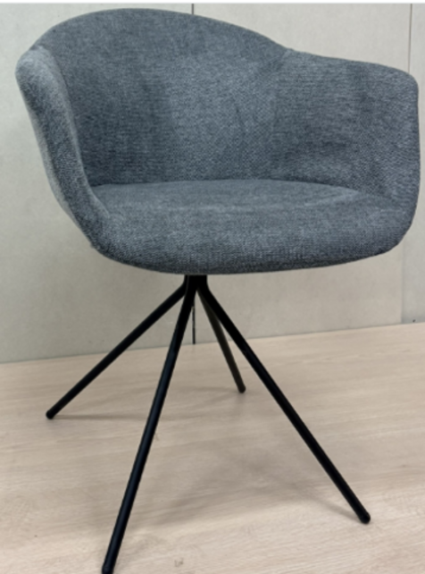 HelloChair HC17 Manoa Armstoel – Grijs