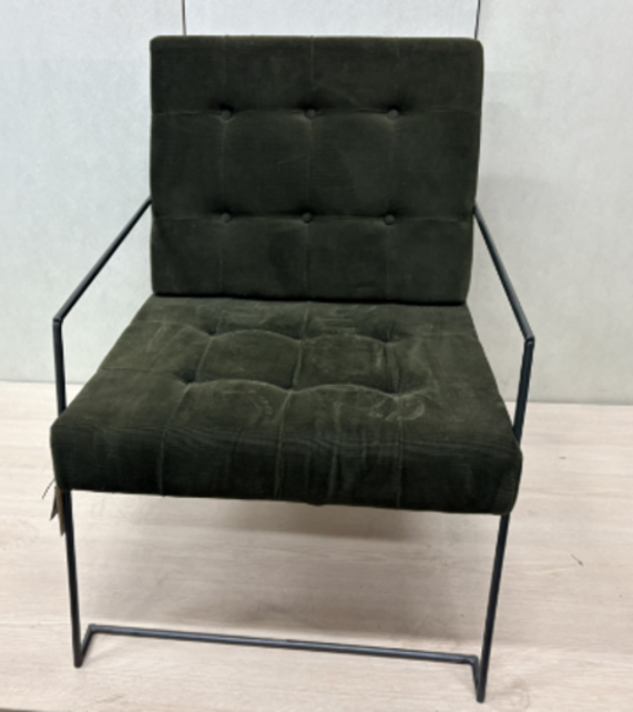 HK Living Fauteuil – Donkergroen