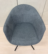 Grey Soft Lounge Armchair - KICK Brent