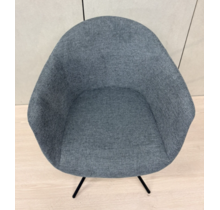 Grey Soft Lounge Armchair - KICK Brent