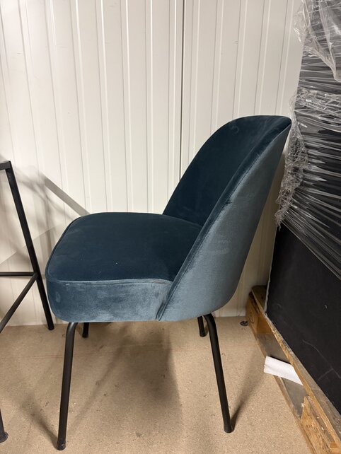 BePureHome Eetkamerstoel in Velvet Green - Nieuw met kaartje