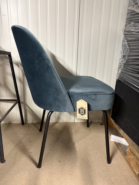 BePureHome Eetkamerstoel in Velvet Green - Nieuw met kaartje