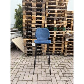 Barkruk Barrel Blauw 69cm hoog