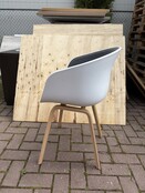 HAY AAC 22 Stoel met Front Upholstery (Kvadrat)