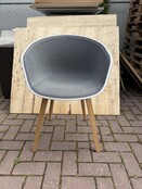 HAY AAC 22 Stoel met Front Upholstery (Kvadrat)