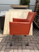 Eetkamerstoel - Functionele gebruikte kantoorstoel voor kantine of vergaderruimte