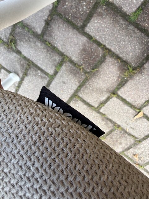 WOOOD Kjeld Eetkamerstoel – Beige/Wit – Gloednieuw in verpakking