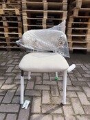 WOOOD Kjeld Eetkamerstoel – Beige/Wit – Gloednieuw in verpakking