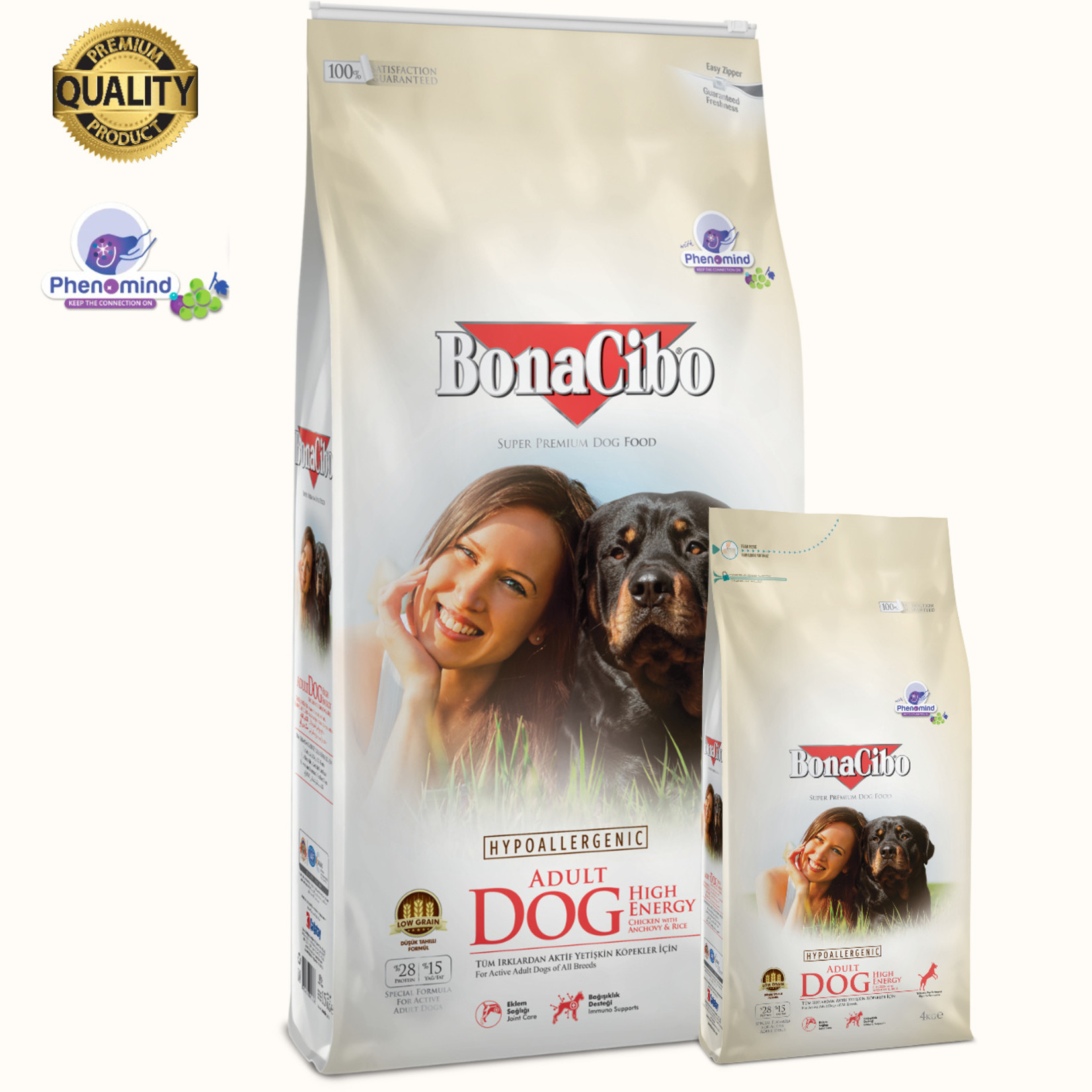 Bonacibo Bonacibo Dog High Energy | Hypoallergeen Premium Hondenvoer