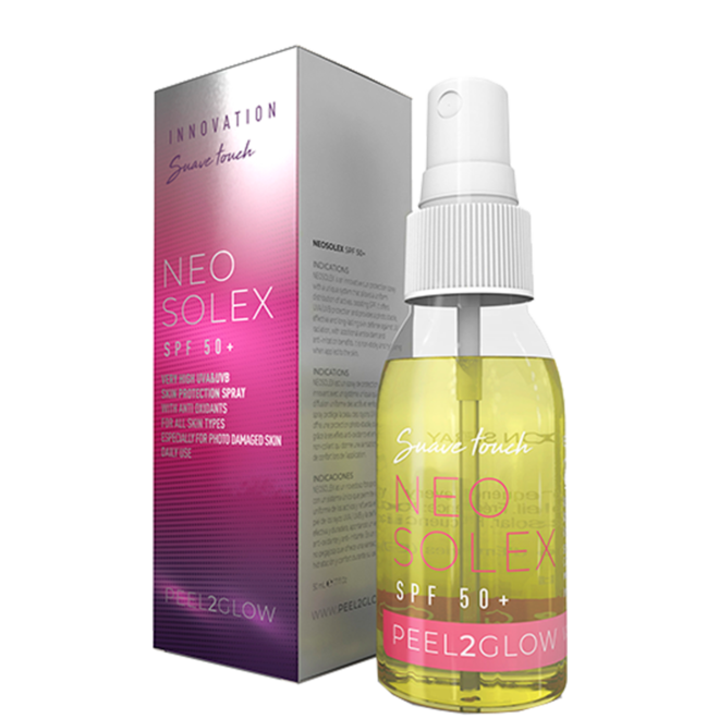 SKINTECH® | NEOSOLEX Makkelijke zonbescherming na de Peel2Glow