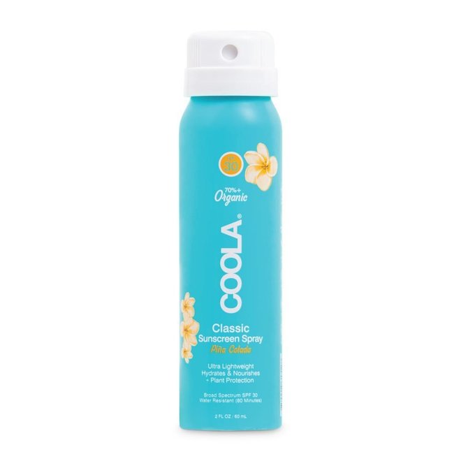 Classic Body Organic Travel Sunscreen Spray SPF 30 - Piña Colada