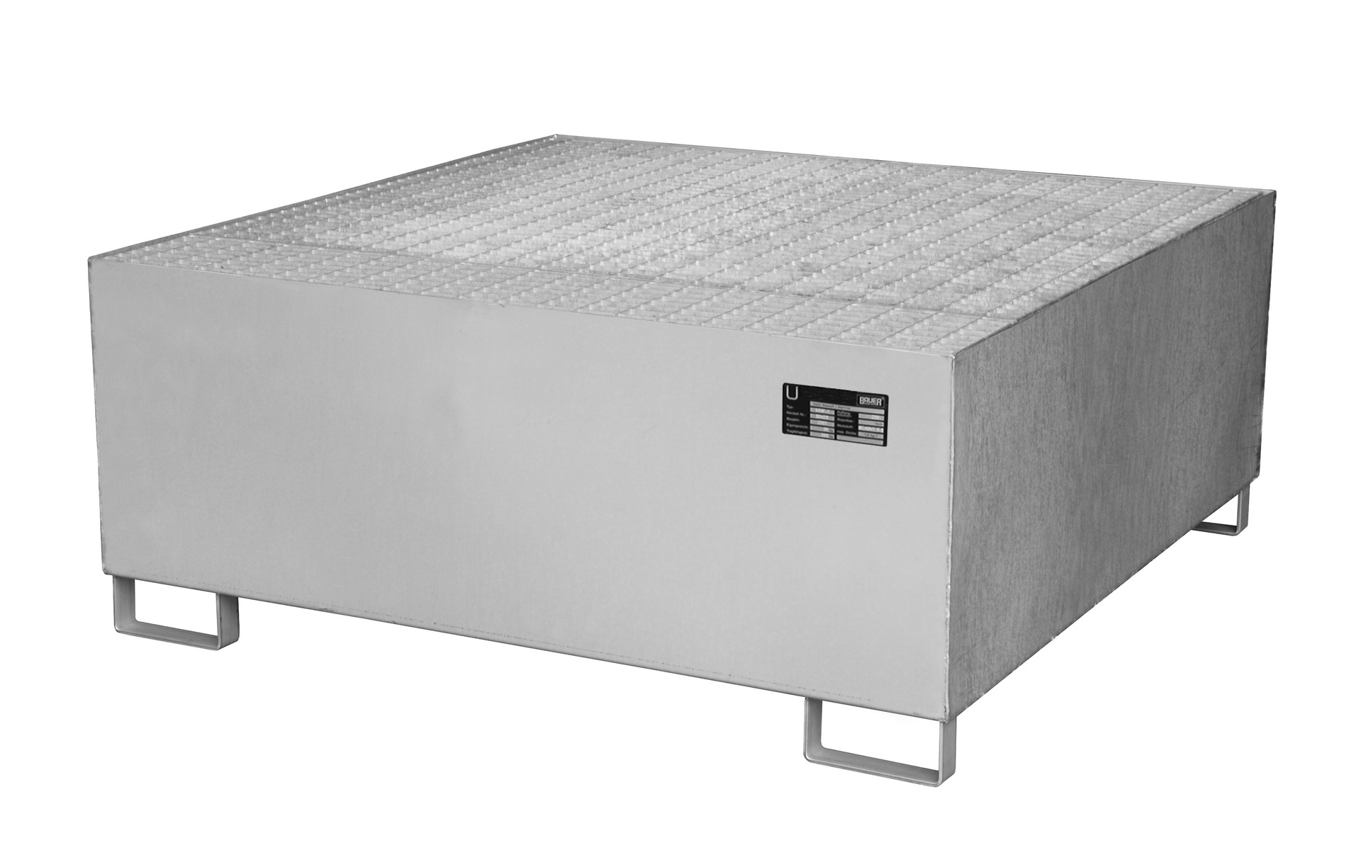 Roestvrij-staal-opvangbak VAW 1000, RVS 1.4571