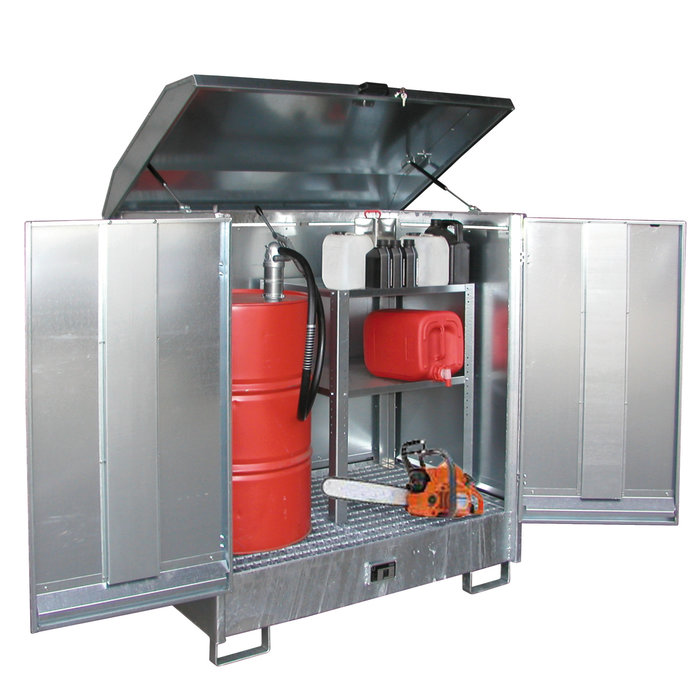 Depot voor gevaarlijke stoffen GD-N 2, verzinkt