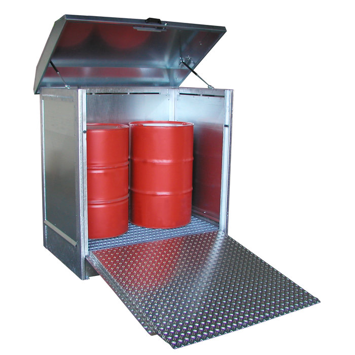 Depot voor gevaarlijke stoffen GD-N/R 2, verzinkt