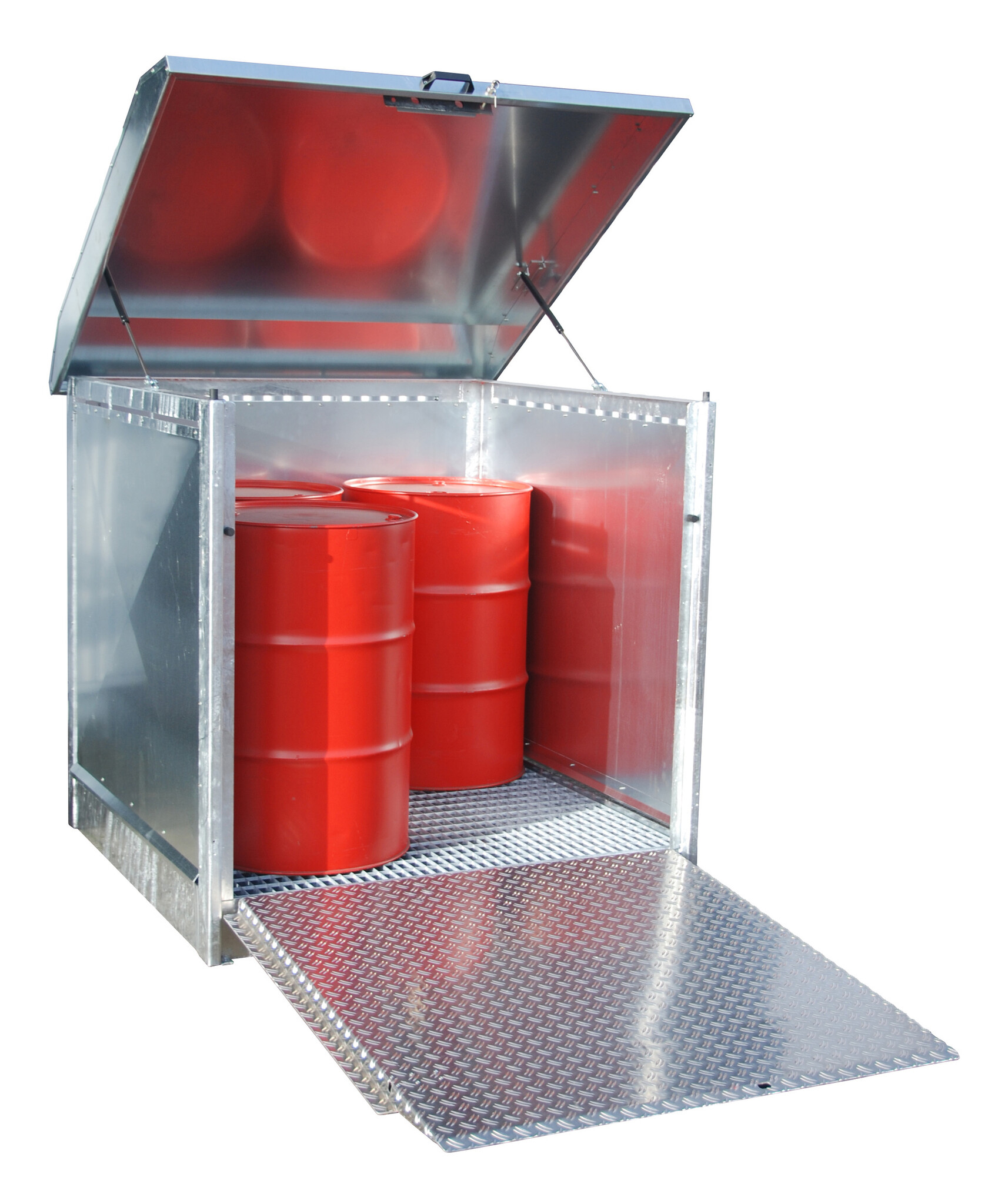 Dépôt pour matières dangereuses GD-N/R 4, galvanisé