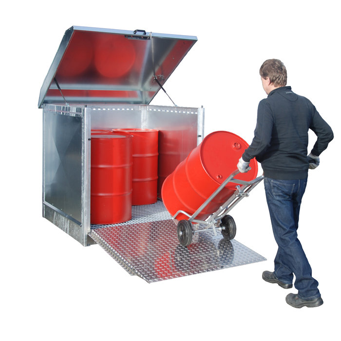 Dépôt pour matières dangereuses GD-N/R 4, galvanisé