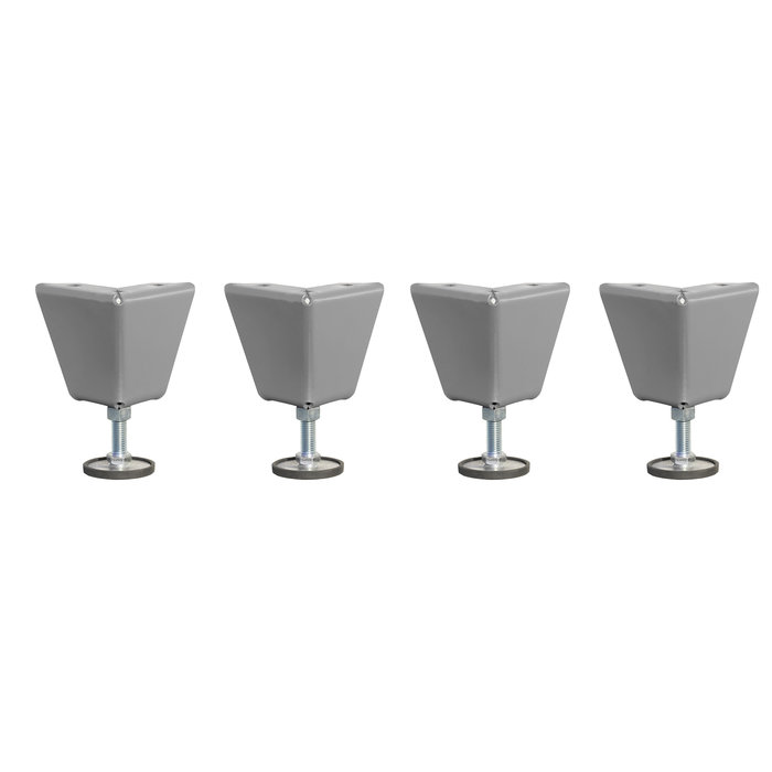 In hoogte verstelbare poten ( set, 4 stuks) voor rolluikkast type RSG