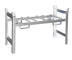 Rayonnage à fûts FR-3, galvanisé à chaud