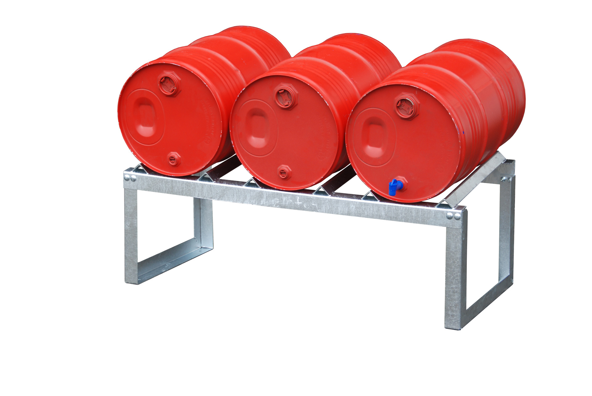 Support pour fûts FA 60-3, galvanisé à chaud