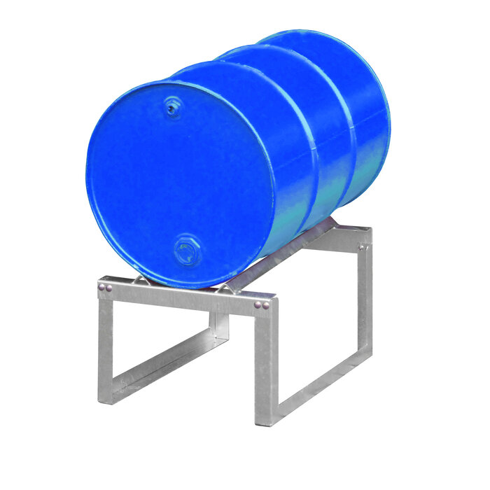 Support pour fûts FA 200-1, galvanisé à chaud
