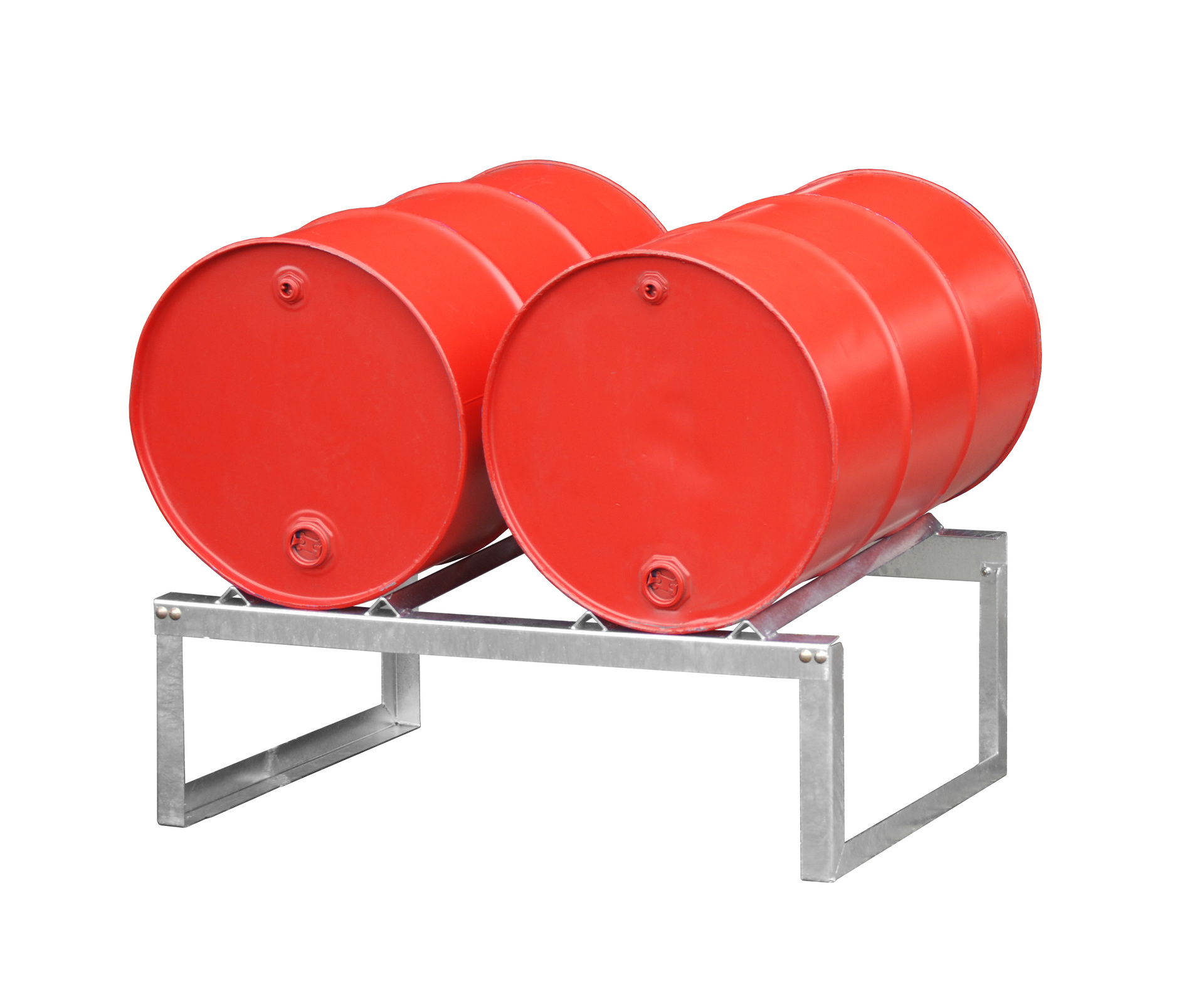 Support pour fûts FA 200-2, galvanisé à chaud