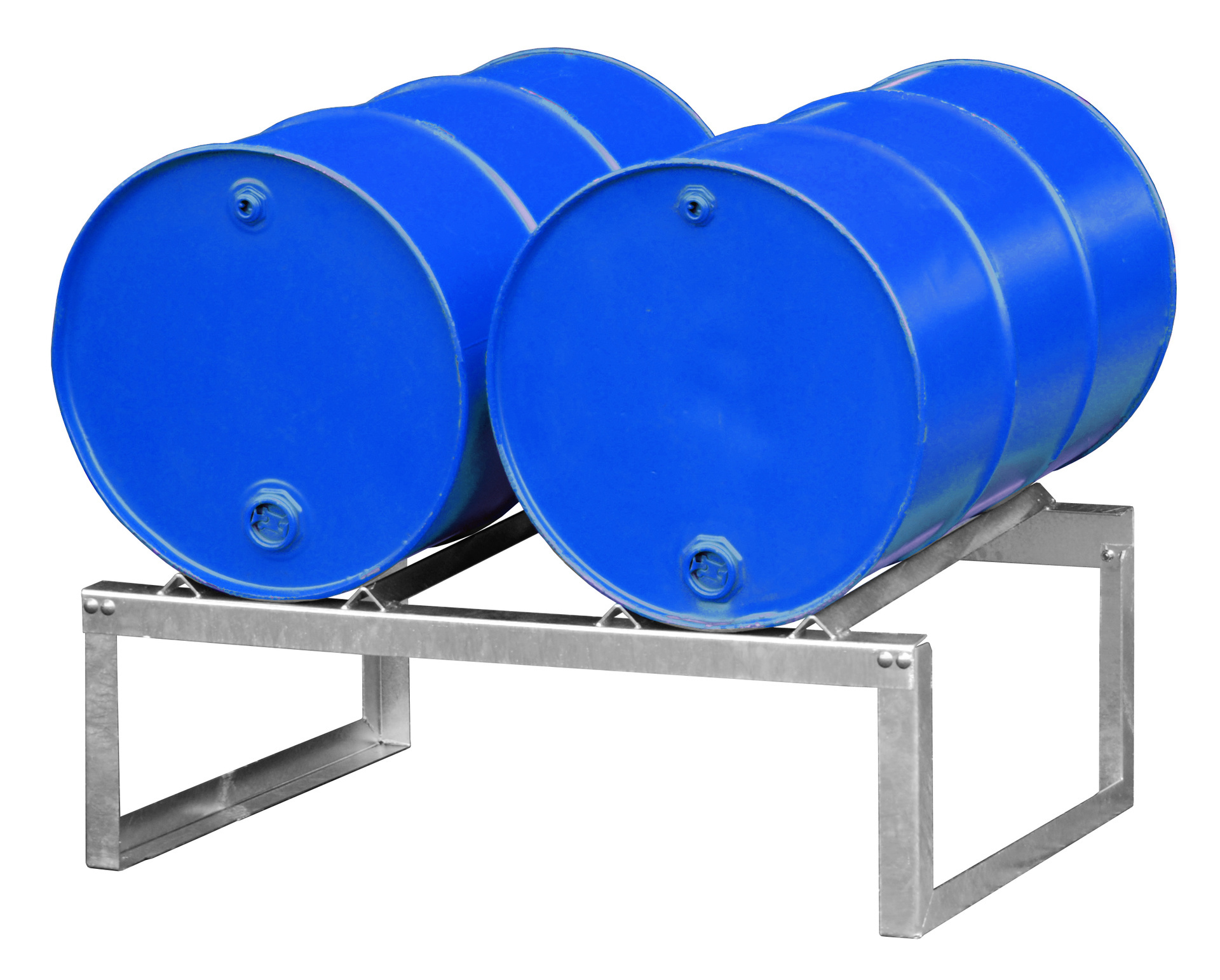 Support pour fûts FA 200-2, galvanisé à chaud