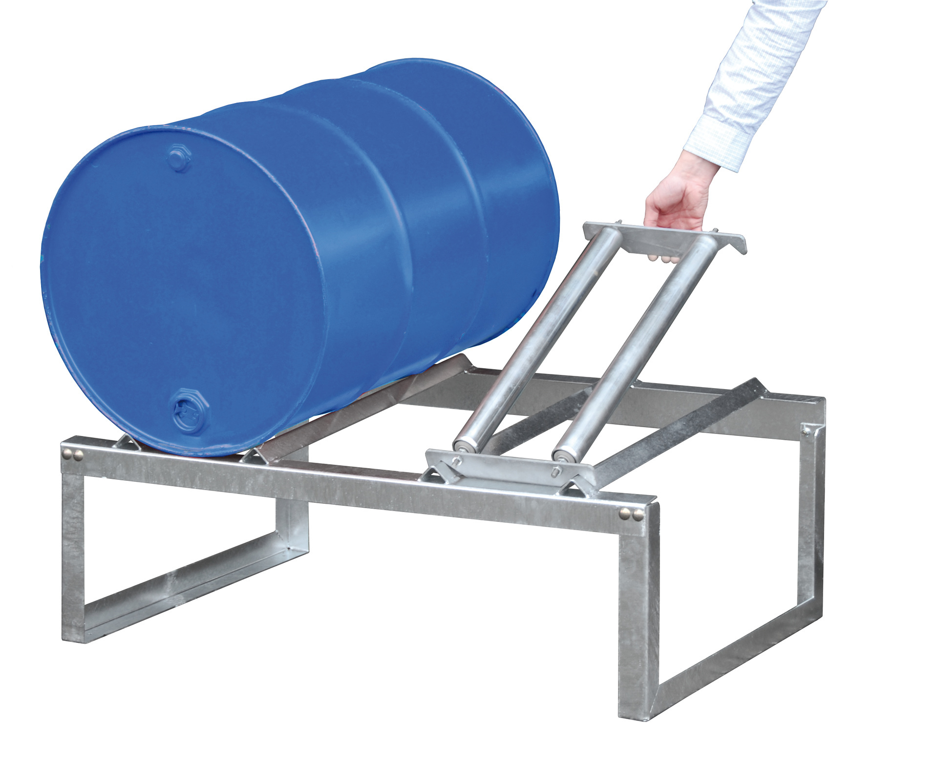 Support pour fûts FA 200-2, galvanisé à chaud