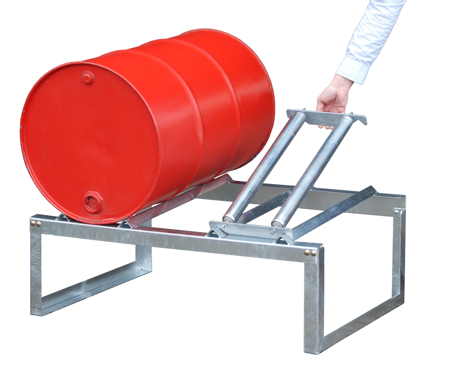 Support pour fûts FA 200-2, galvanisé à chaud