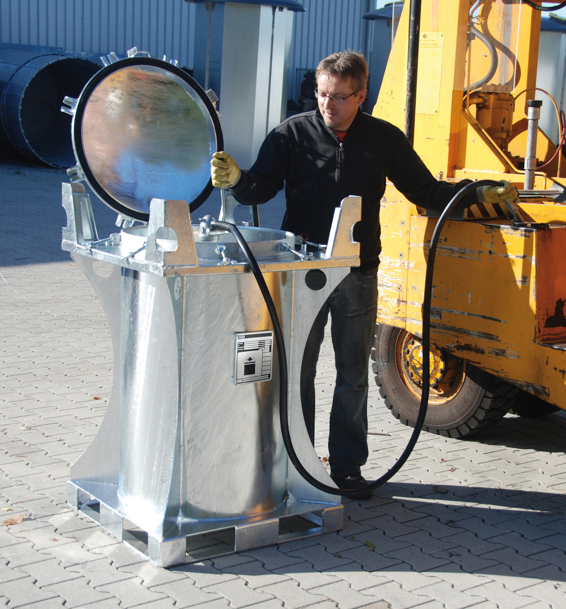 Cuve mobile MT 235, galvanisé à chaud