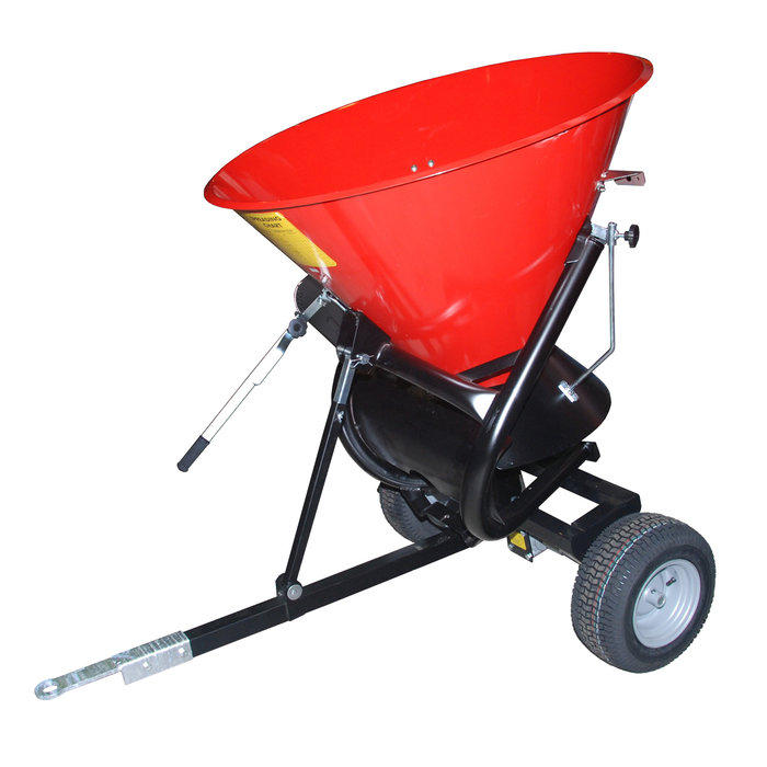 Strooiwagen STW 260, gelakt, vuurrood