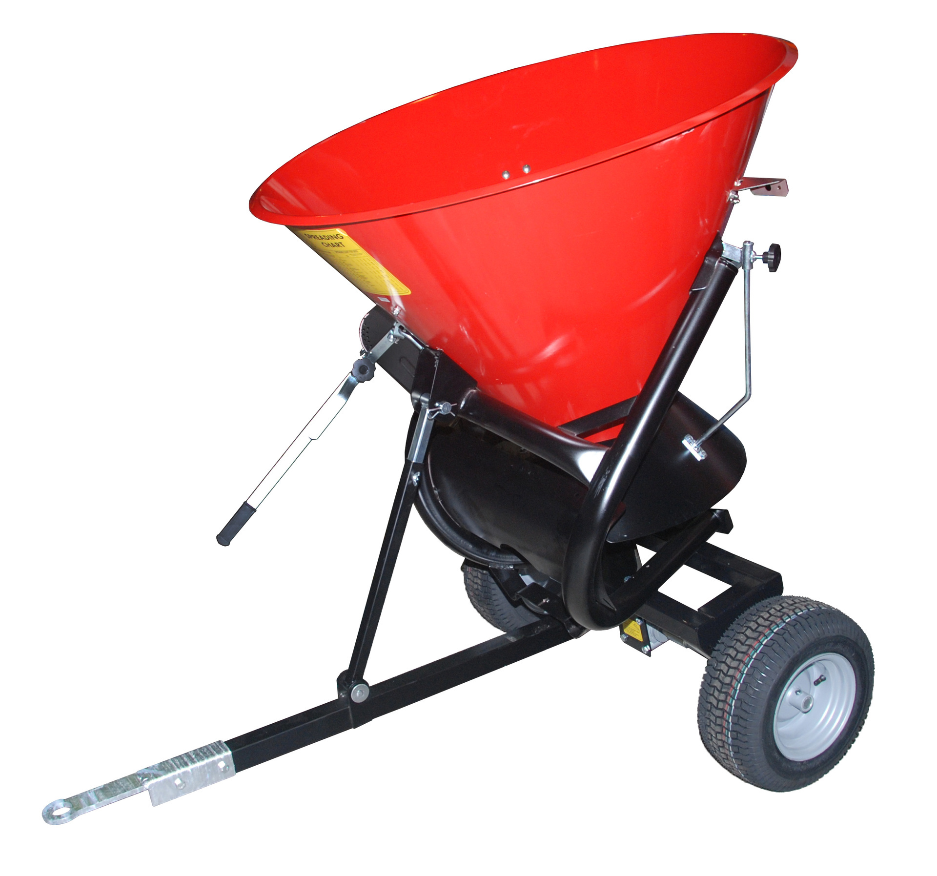 Strooiwagen STW 260, gelakt, vuurrood