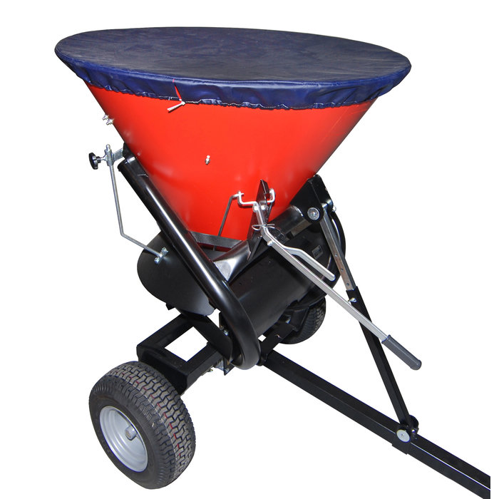 Strooiwagen STW 260, gelakt, vuurrood
